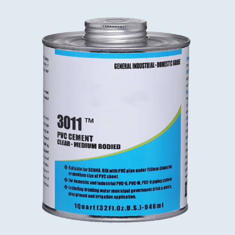 PVC/Plastic Pipe Cement Glue PVC L-3011 NSF plumbing adhesive