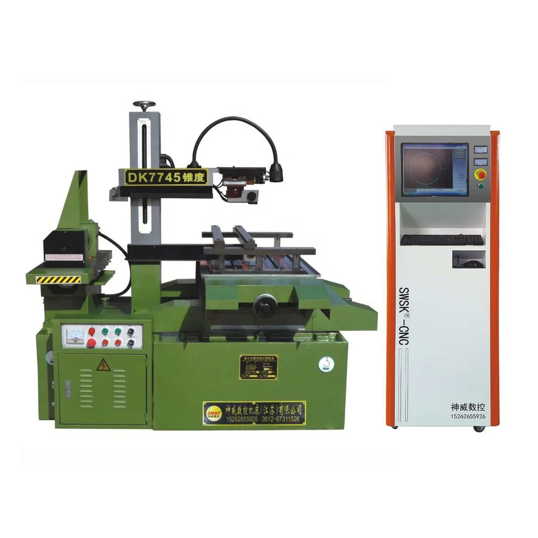 dk77 series edm wire cut machine 7745 edm wire cutting machine price
