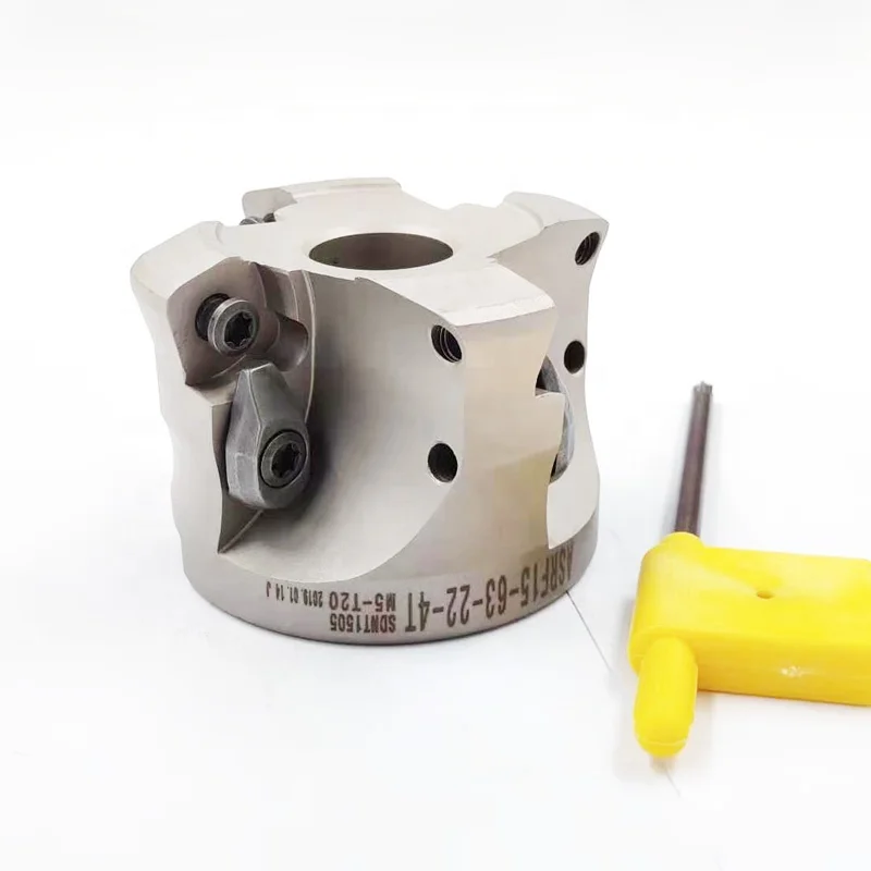 ASR high feed indexable face mill cutters, milling accessories,63mm dia, Adapter inserts SDMT1505,