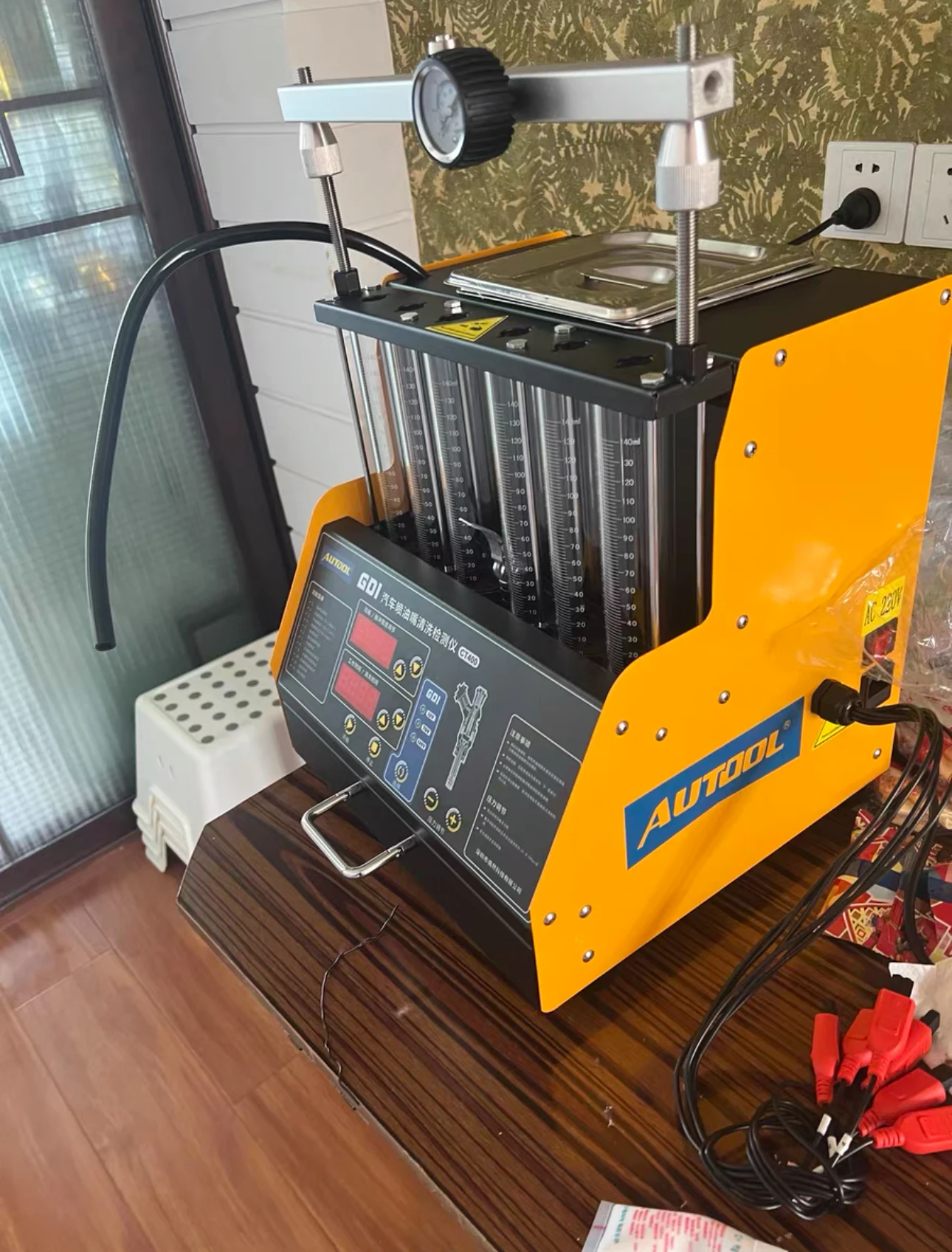 AUTOOL CT400 GDI 6-цилиндровый ультразвуковой инжектор топлива очиститель и тестер ЖК-экран спрей в заказе обновленный тестирование