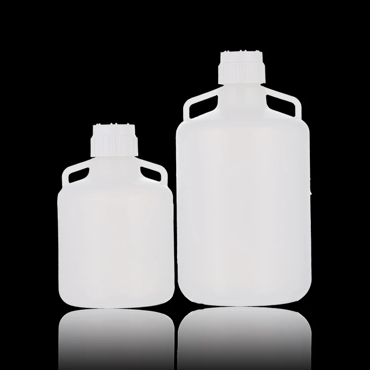 Easy to Carry 4L10L 20L 50L PP Plastic Nalgene Round Carboy for Laboratory Large Capacity Distilled Water Storaging Bottle