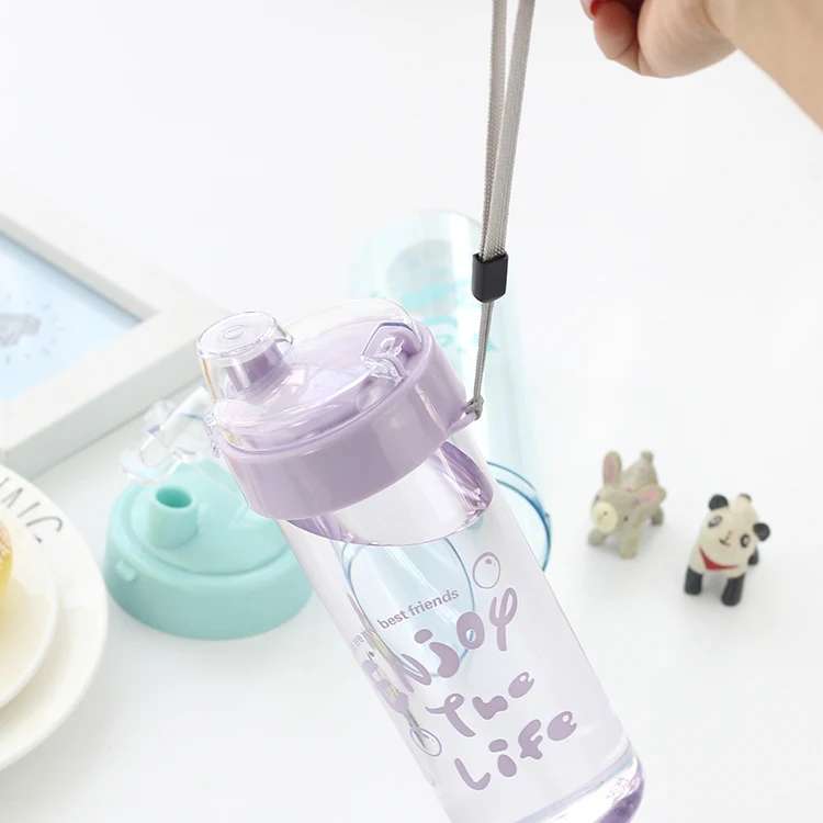 Free sample brief sport life fitness plastic water bottle for outdoor use