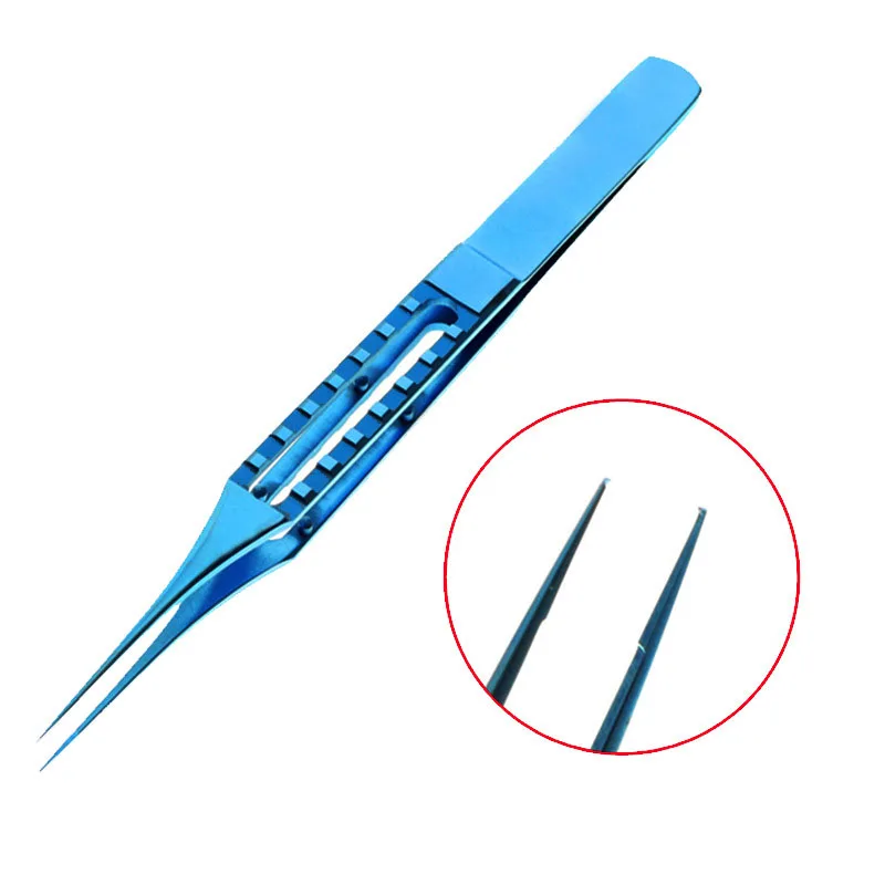 FUE 11.5cm Titanium Alloy Hair Implant Forceps Hair Transplant Tweezers for Hair Transplantation Instruments
