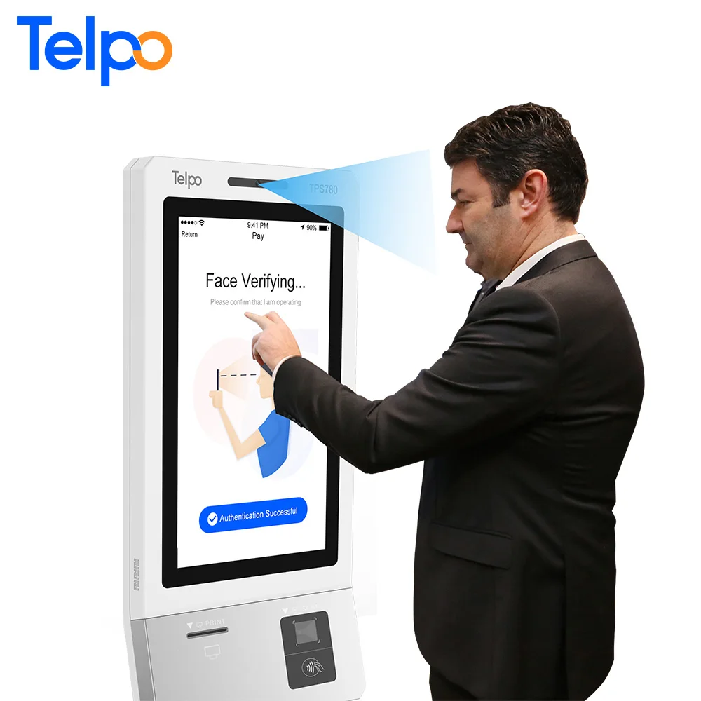 Telpo Промышленная материнская плата android pos киоск самообслуживания оплатить терминал с NFC card reader