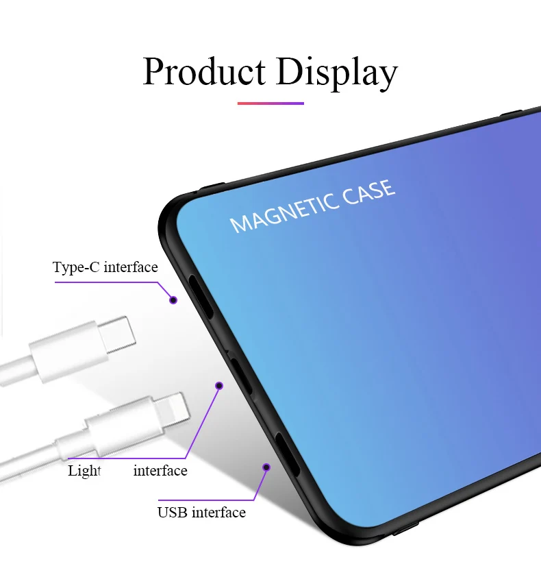 
Magnetic wireless Power bank case Back clip battery phone case for iphone 11/11 Pro/11 Pro max 