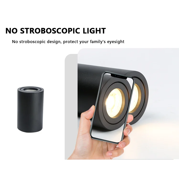 High Brightness Home Hotel School Aluminum Ceiling Lighting Surface Mounted Cob Led Down Light