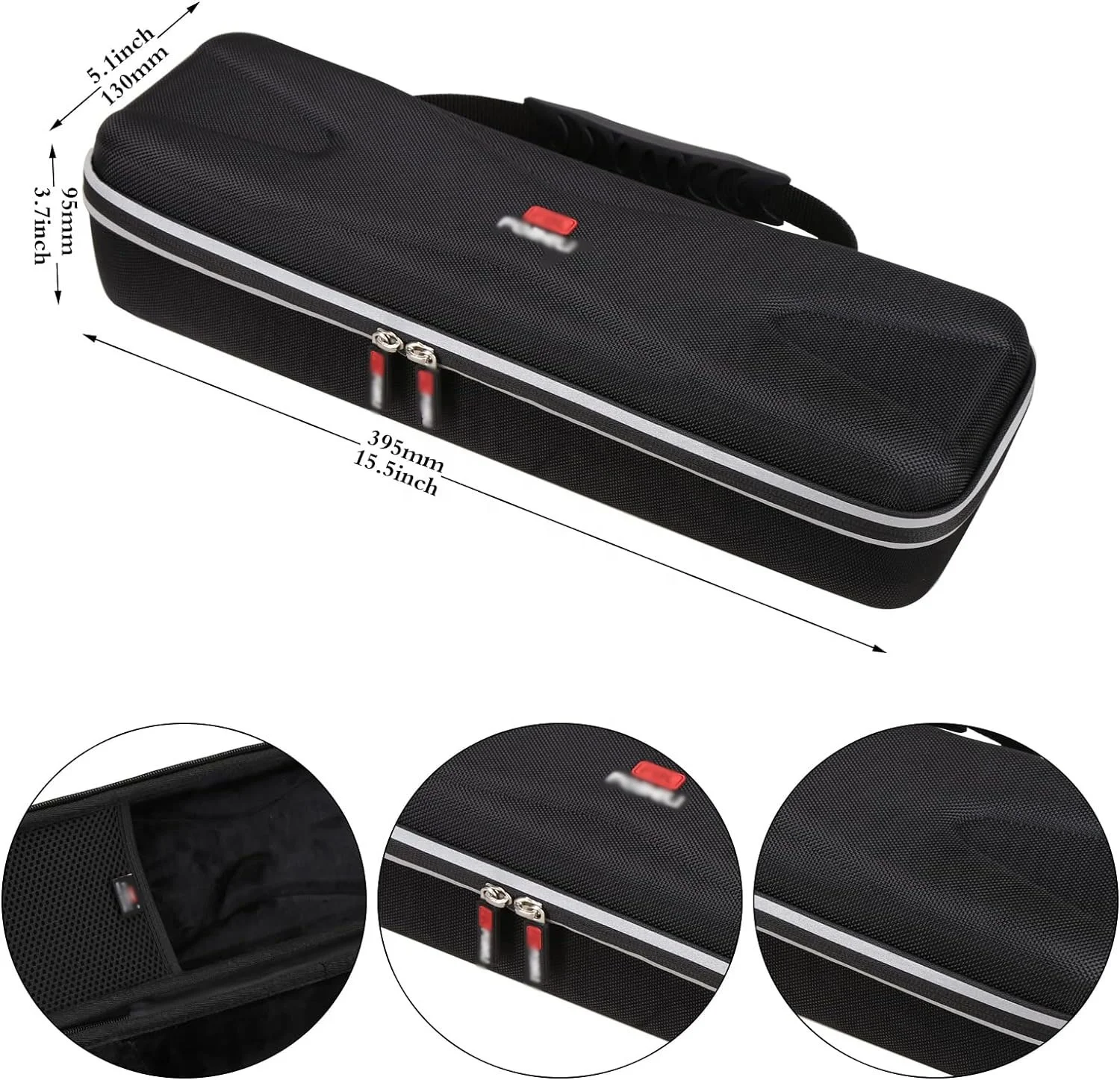 Custom Hard Shell Tool Carrying EVA Case for Brother ADS-1250W/ADS-1700W/ADS-12 Scanner Storage Travel Bag