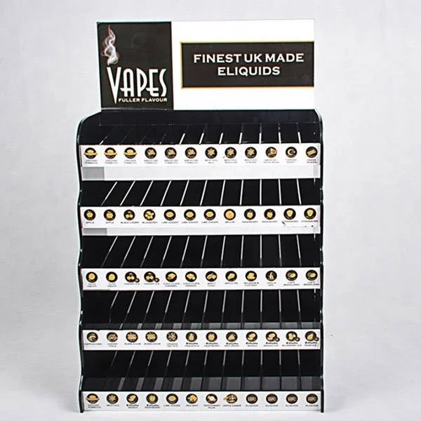 Factory Manufactured Counter 5 Shelves Acrylic Cigarette Dispenser Display Case