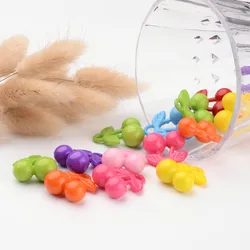 Pandahall Acrylic Fruit Opaque Plastic Mixed Color Charm Pendants
