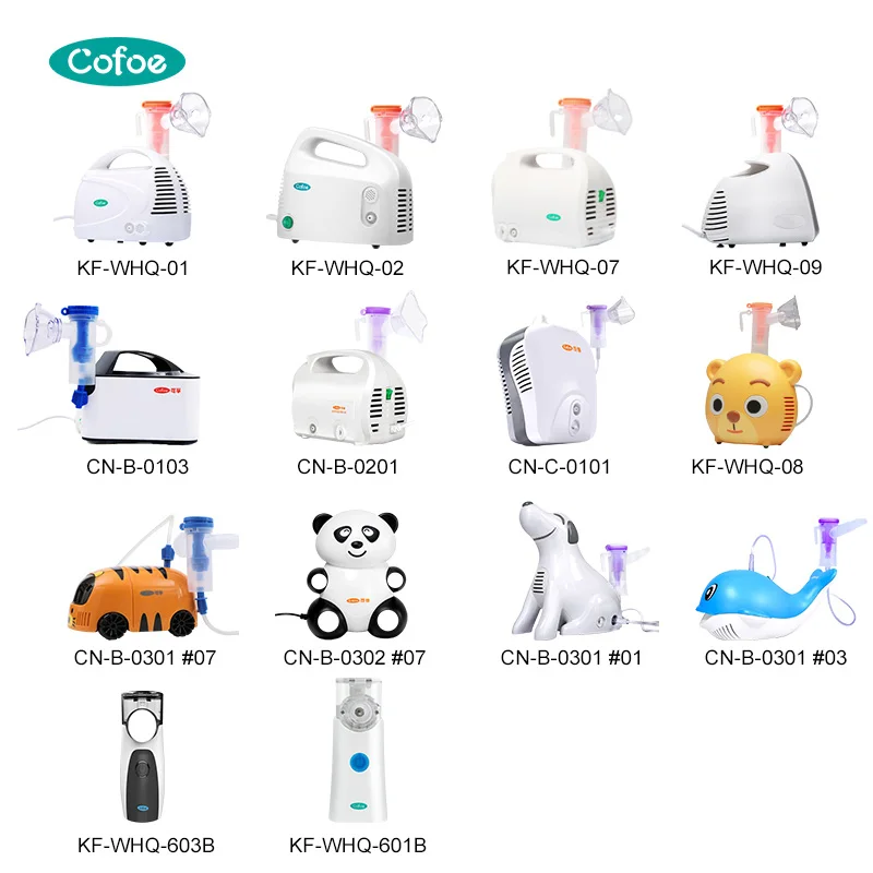 Portable Medical Air Compressor Piston Custom Plastic Nebulizer Shell Inhaler Nebulizer For Adults And Kids