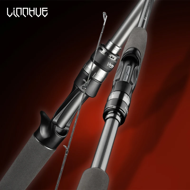 LINNHUE All Japan Fuji Ring Fishing Rods 1.92/1.98/2.04m M/MH/ML Rod Power Fishing Rods EVA Grip