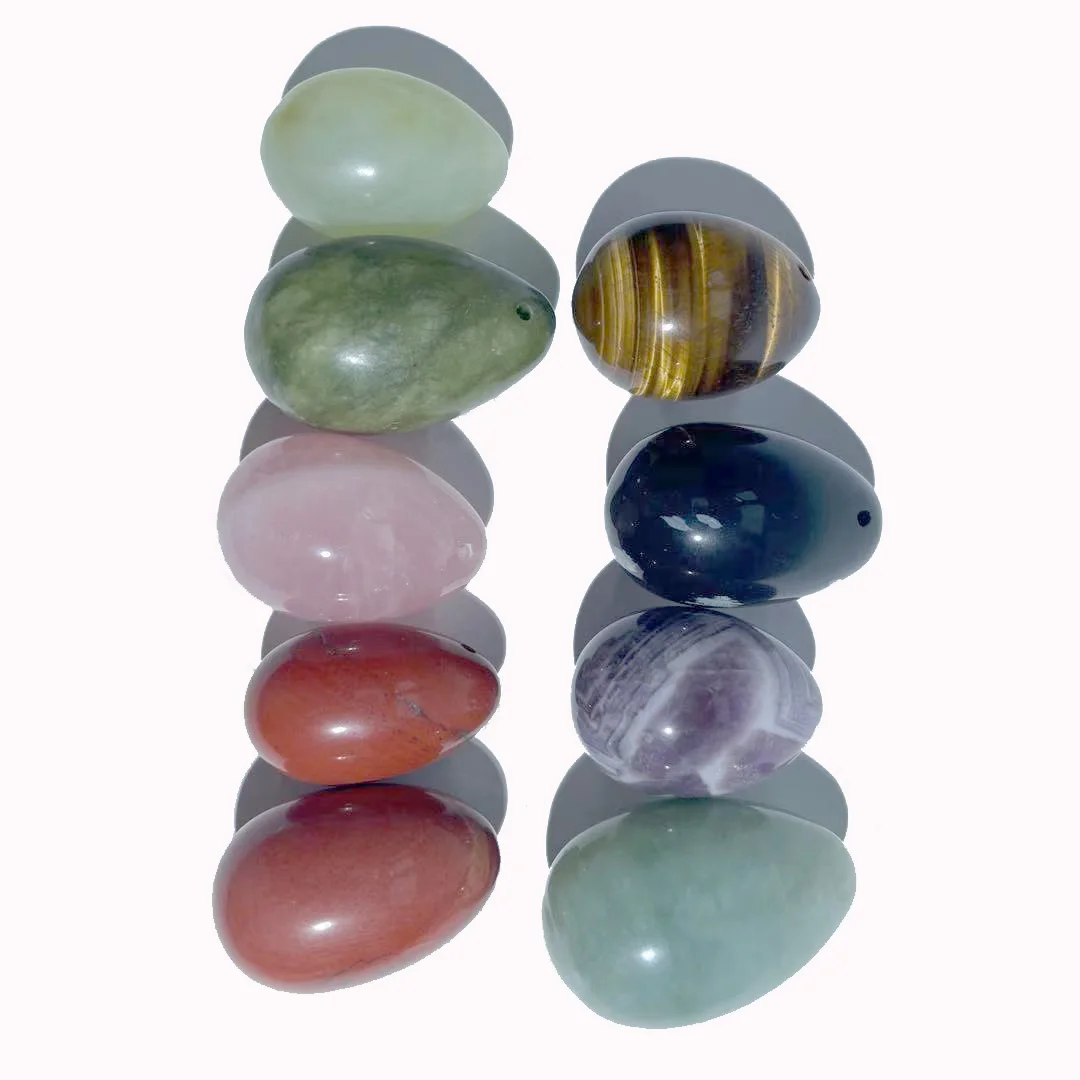Yoga gemStone purple Quartz Yoni Egg - big sizes,sex therapy,5*4cm85g sexy handcrafts amethyst eggs