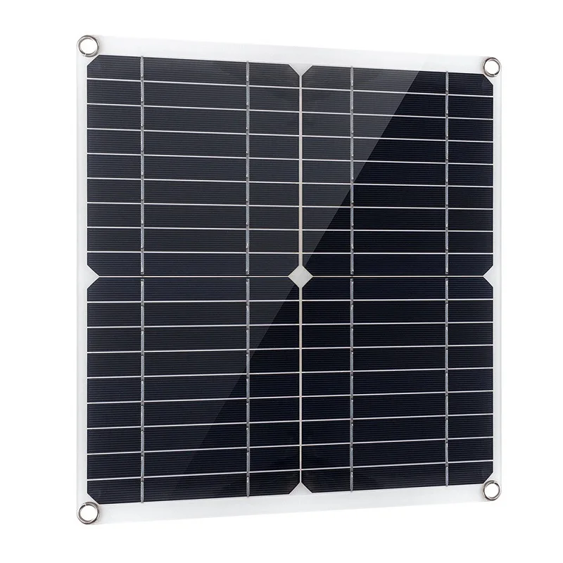 20W Flexible Dual USB Output Solar Panel Charger 18V Solar Panel for Car Boat Mobile Phone Portable Charger