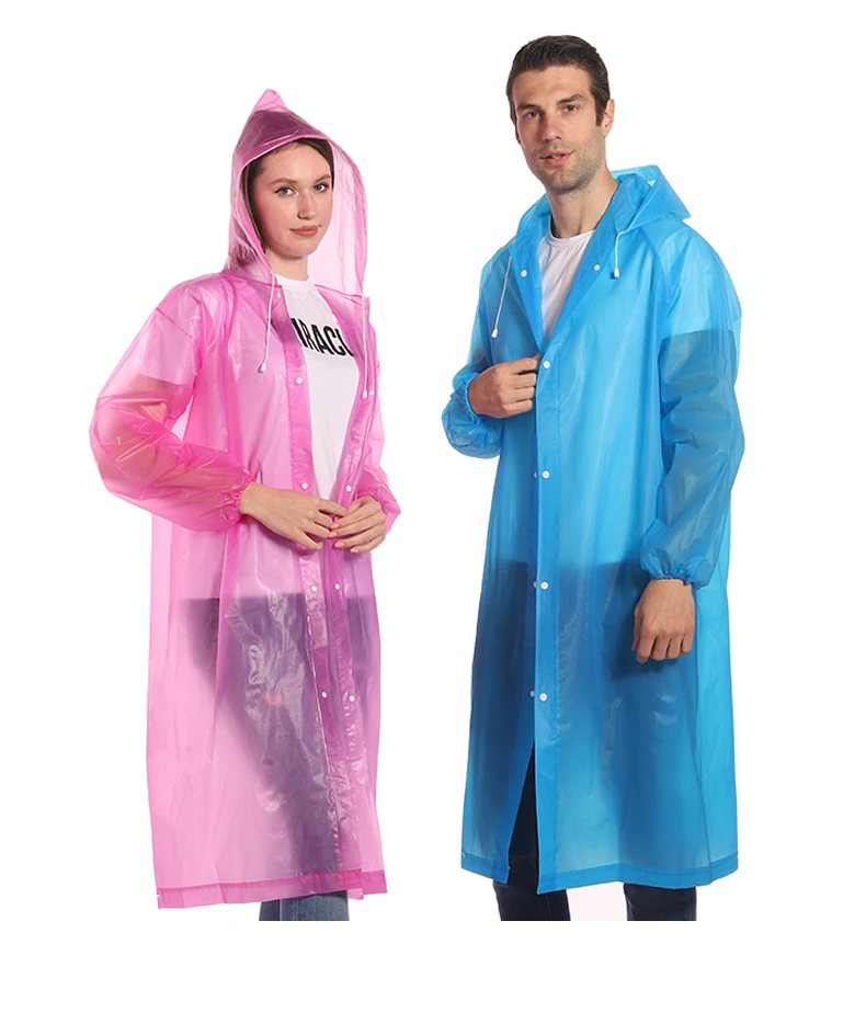 The manufacturer directly sells high-quality reusable raincoat manufacturers  eva rain coat for adult