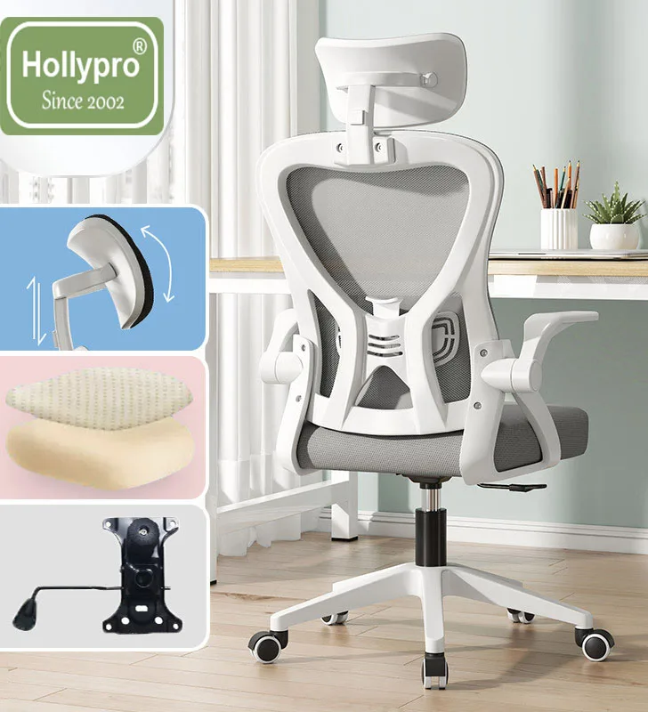 Cheap Price Ergonomic Mesh Office Chair Height and Backrest Adjustable Staff Chair With 3D Headrest