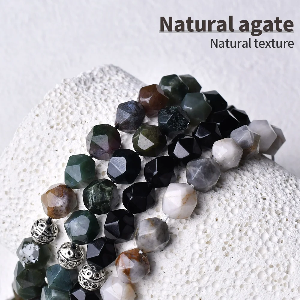 YS384 Natural Rosary Gemstone Agate Stone Tasbih Tesbih 33 Bead Tasbih Tasbeeh 33 Beads 10mm Jade Rosary 33 Prayer Beads