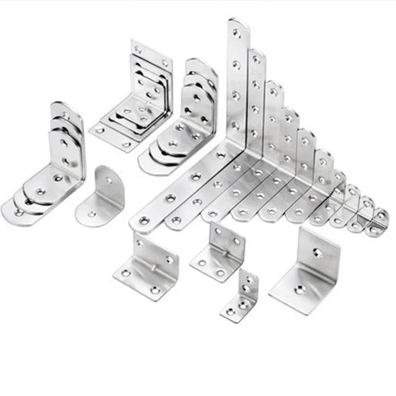 High Quality Metal Stainless Steel Flat L Shaped Corner Bracket