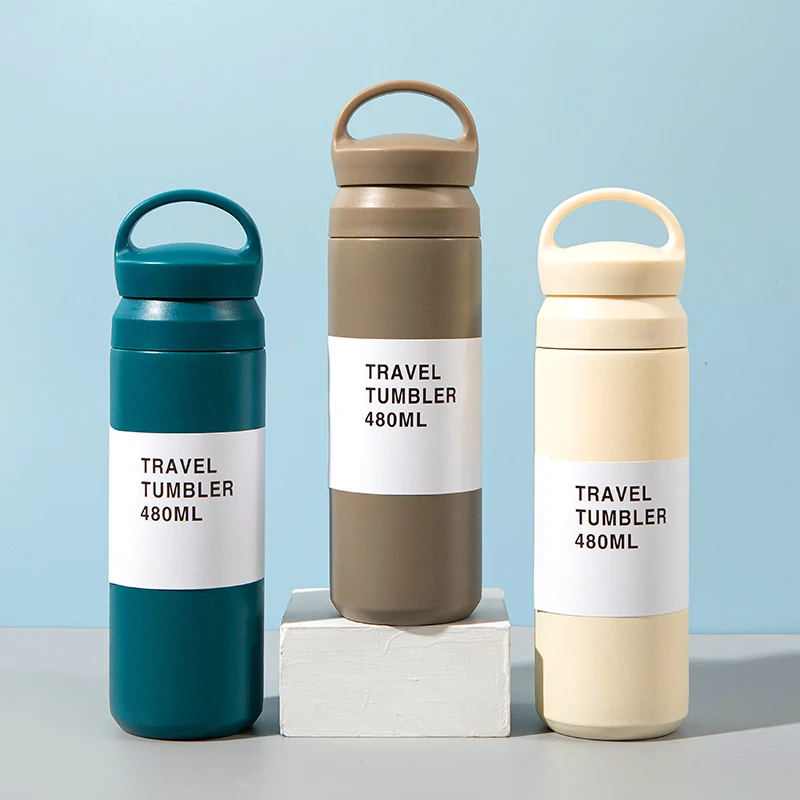 Mikenda Thailand market Popular double wall stainless steel water bottle drinking custom high quality water bottle with handle
