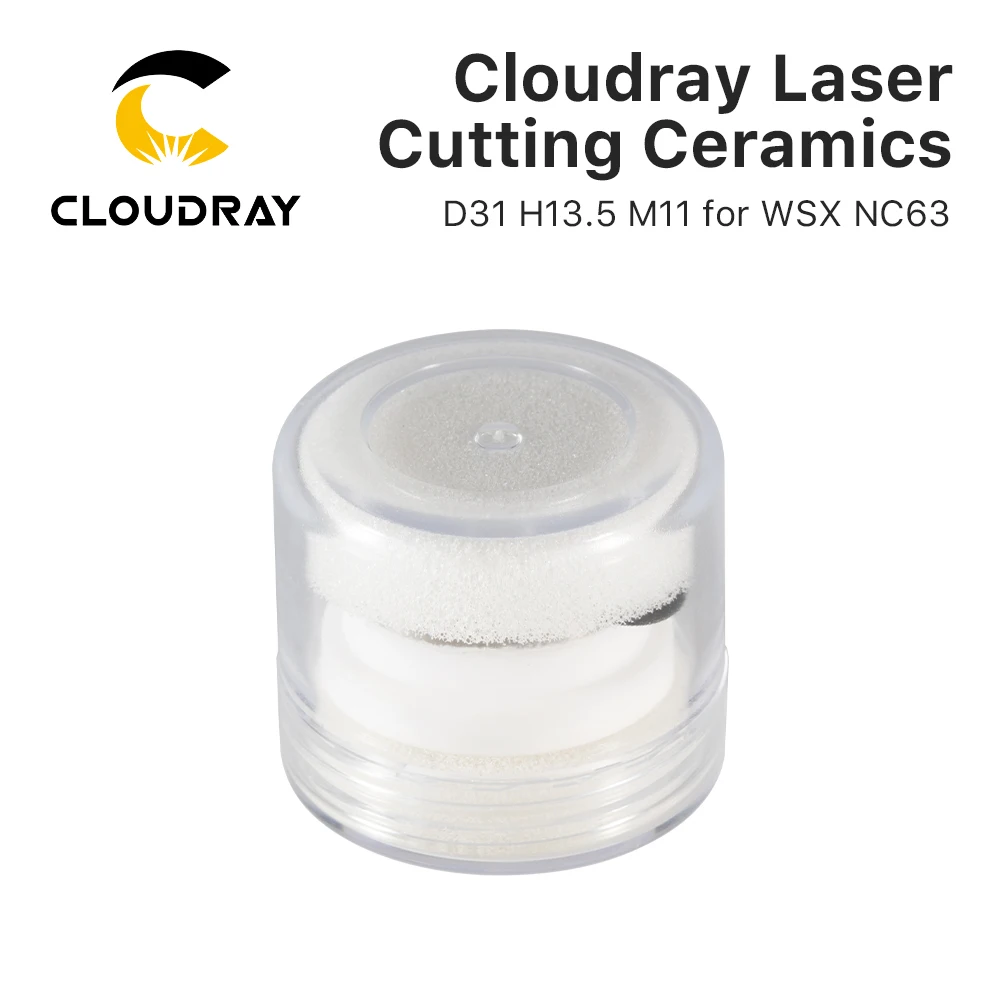 Cloudray  Ceramic Nozzle Holder D31 Ref.WTC-08 Ceramic Rings for NC63 Laser Cutting head