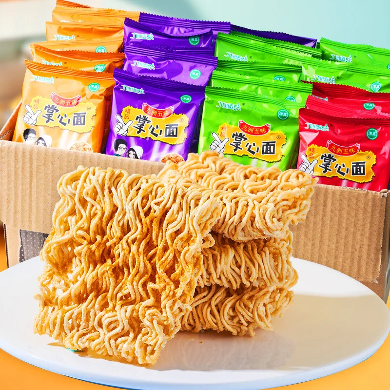 Chinese tradition casual snacks wholesale assorted flavored Crispy Noodles Crispy instant Noodle Snack