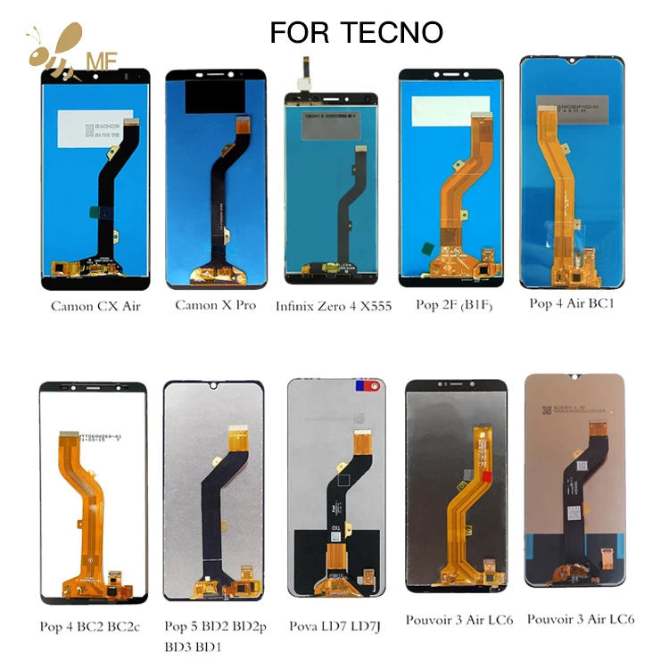 HOT original OLED shenzhen Lcd manufacturer smartphone touch lcd screen replacement for tecno lcd for tecno pop 2F 4 Air 5 lite
