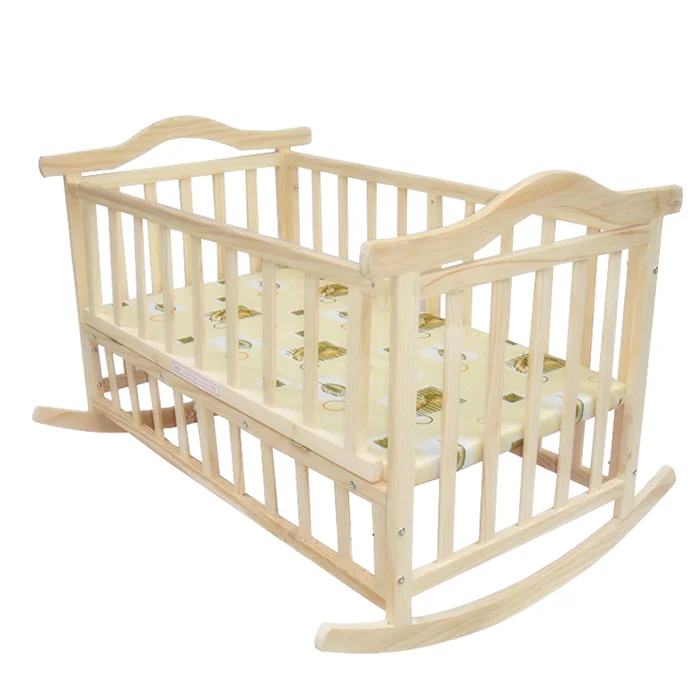 
Hot Sale High Quality Wooden Cradle Designs Baby 