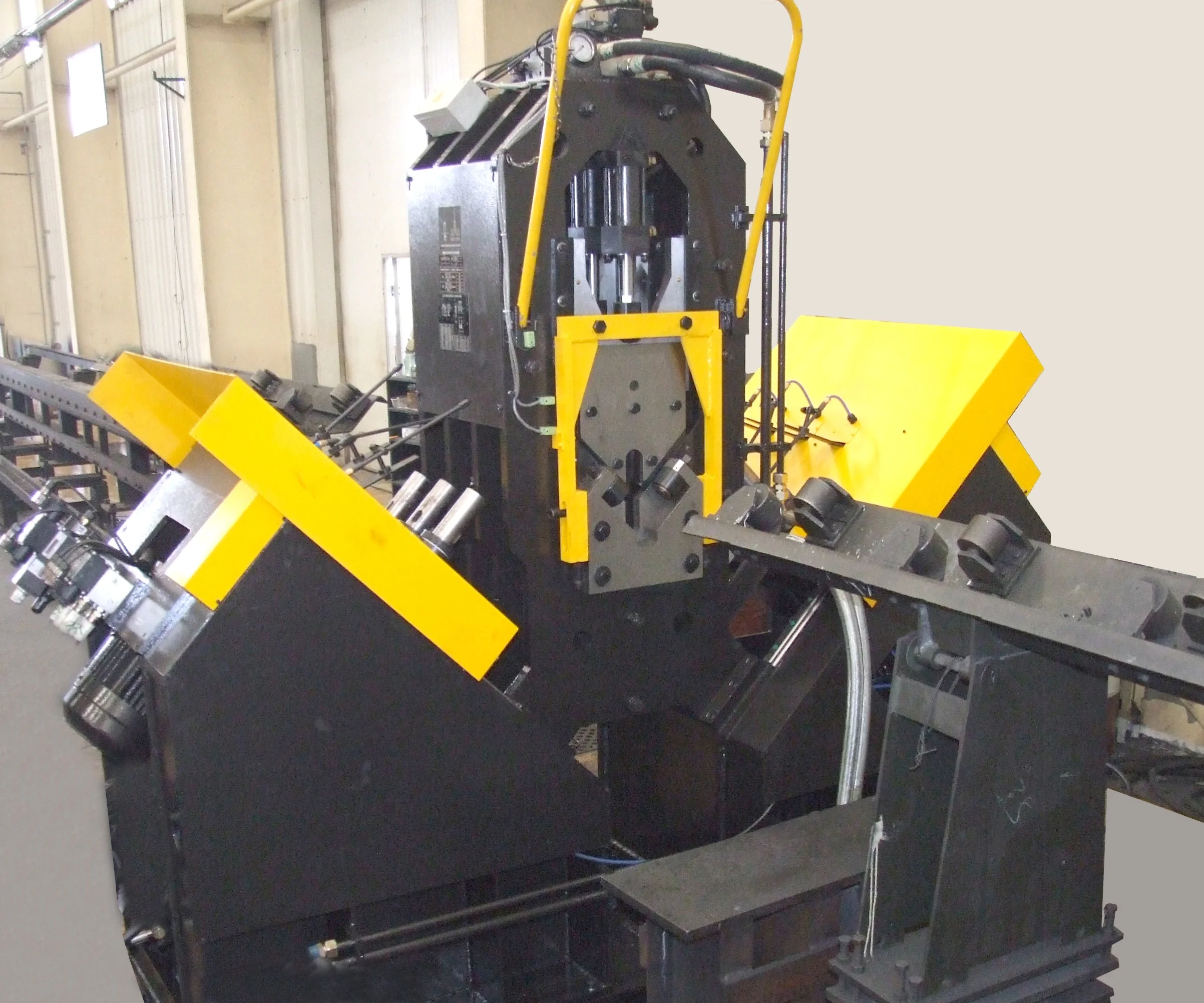 BL2020C FINCM CNC Angle Line Structural Steel Shearing  Marking Punching Hole Machine