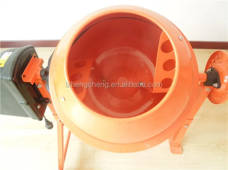 High Quality Electric Concrete Mixer 63L Concrete Mixer Mobile, Mixing Concrete Mixer Price, China, Orange