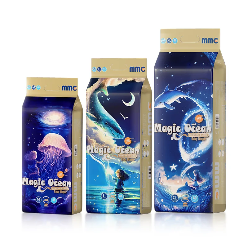 Disposable Baby Diapers Newborn Bulk Chinese Organic Premium Nappies Wholesale Top Brand Baby Diapers