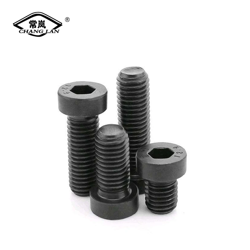DIN 912 Professional Production High Quality Fastener Carbon Steel Grade 4.8 Black Zinc M6 Allen Bolt