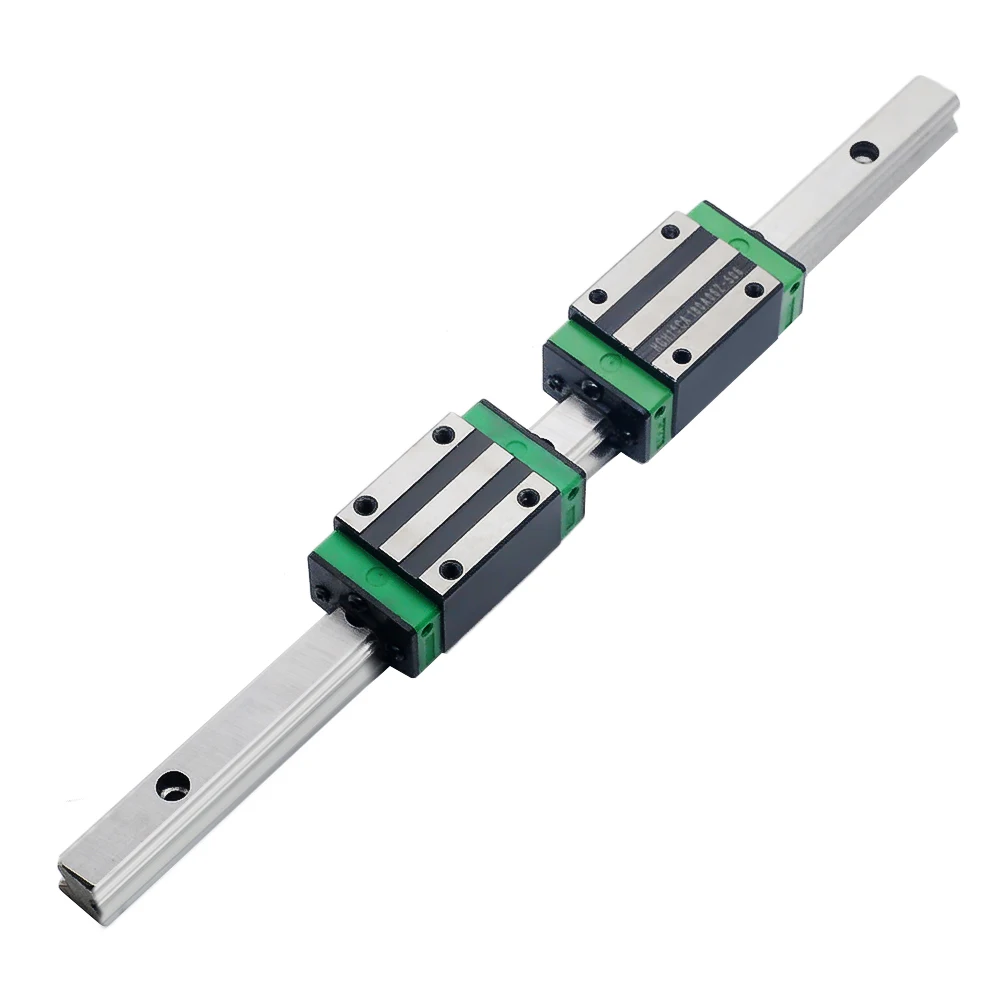 3D print parts CNC machine linear rail slide 1pc HGR20-L-100mm + 2 pcs HGH20HA carriage