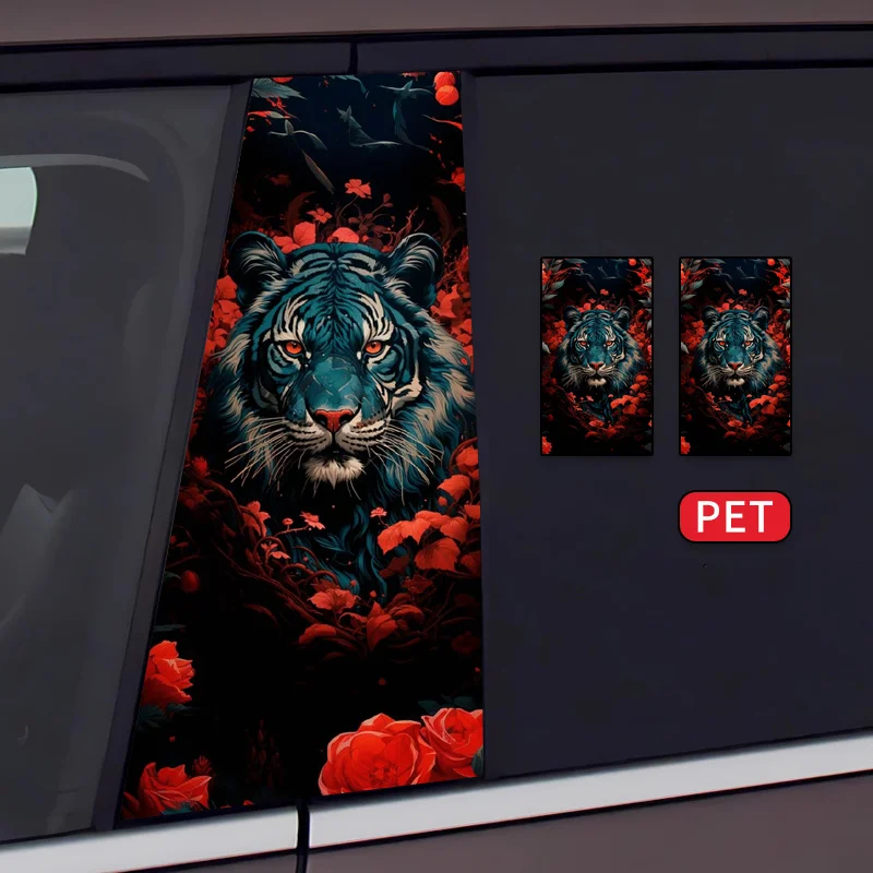 B Pillar Trim Cover Center Window Cover Car Window Molding Trim B-Pillars Sticker Vinyl Decals for Car Pillar B