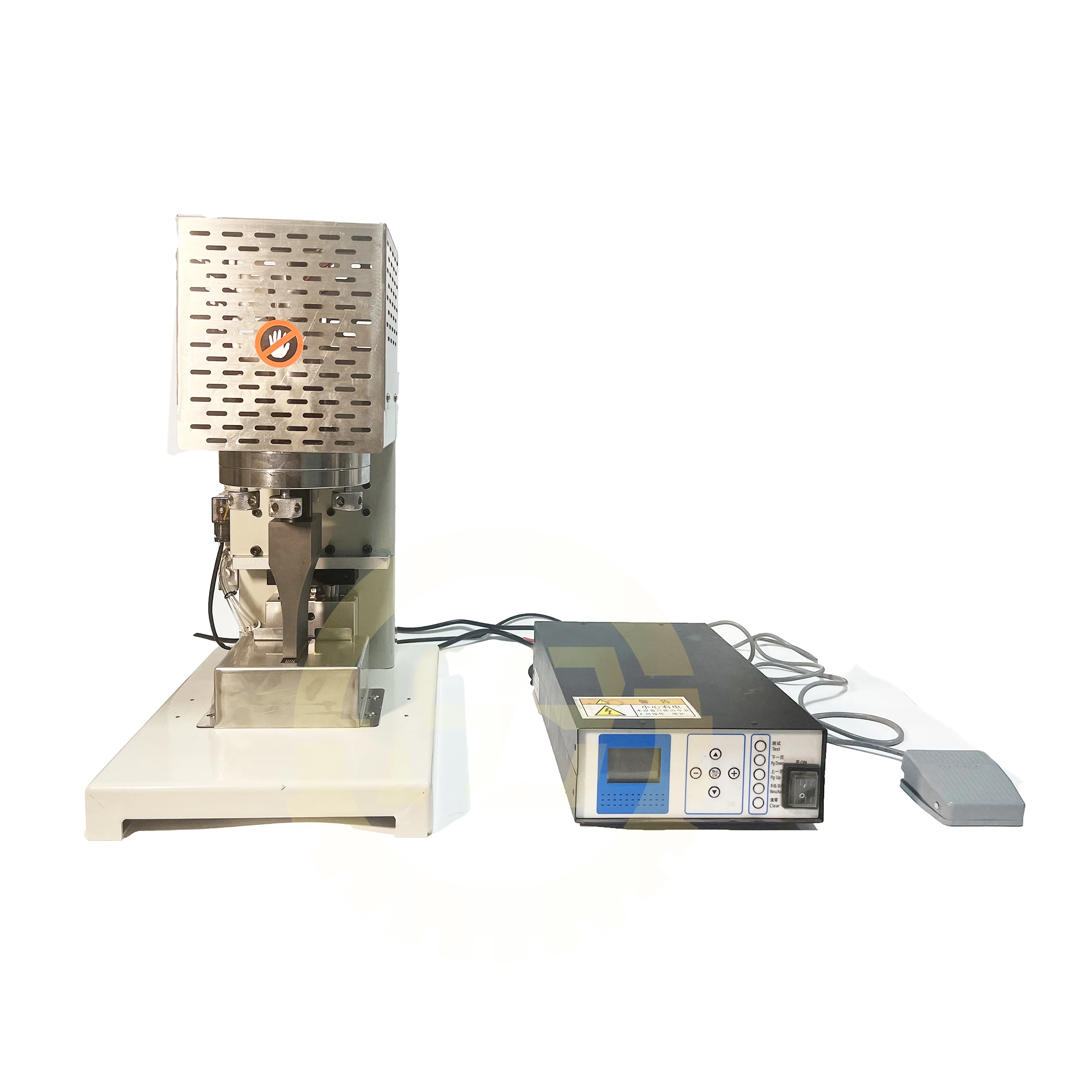 Hot Sale 20K 1800W Ultrasonic Welding Woven Machine For Polyester ribbon webbing Fabric Lanyard And Eas Tags