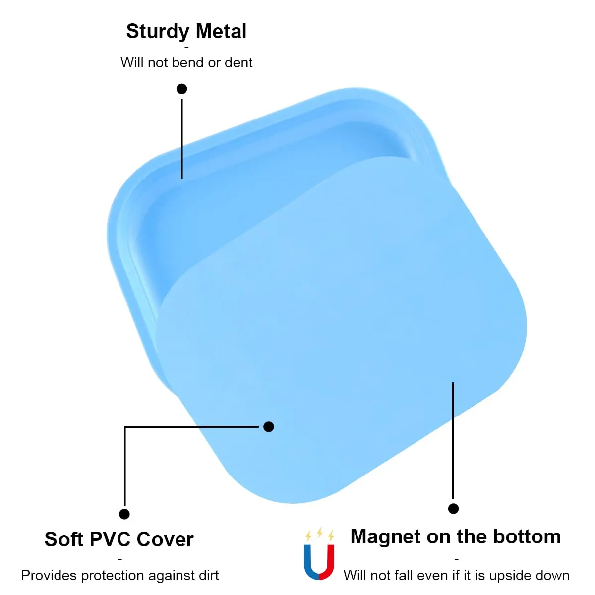 27*16 Wholesale Blank Herb Metal Trays for smoking Custom Rolling Tray With Magnetic Lid