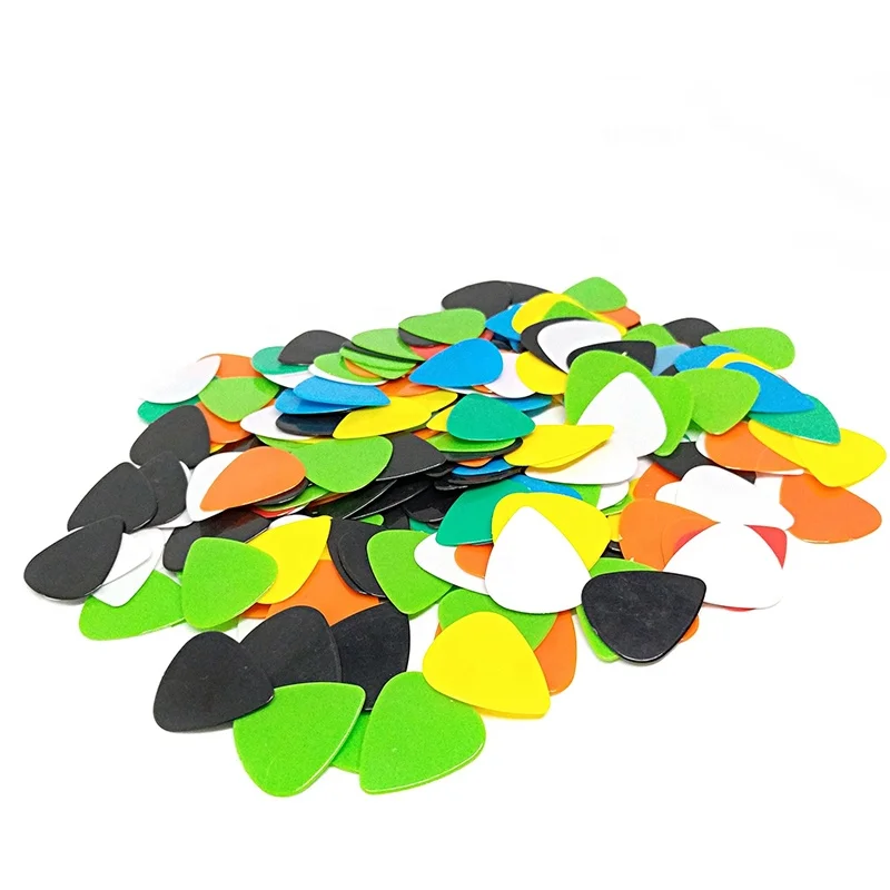 Colorful ABS guitar pick, custom guitar picks with thickness 0.46mm0.73mm0.81mm
