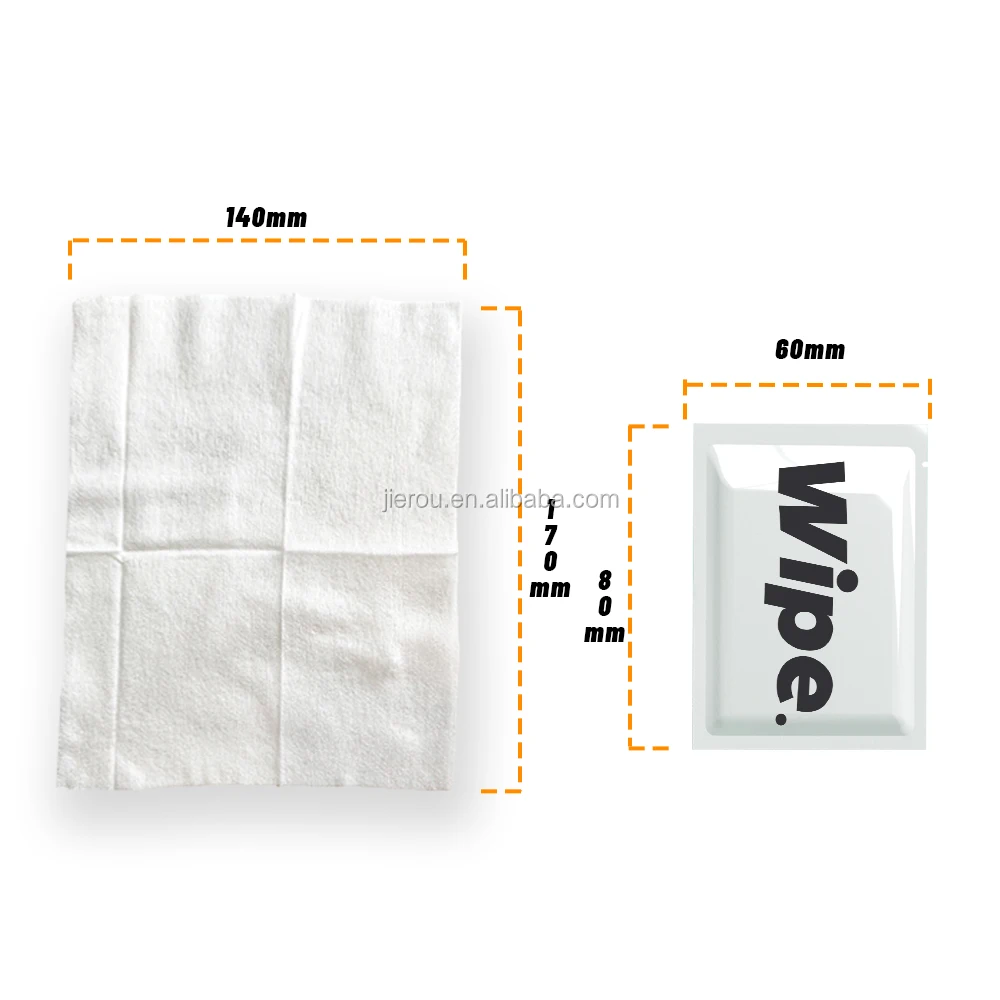 single package Wet wipes  with customized design