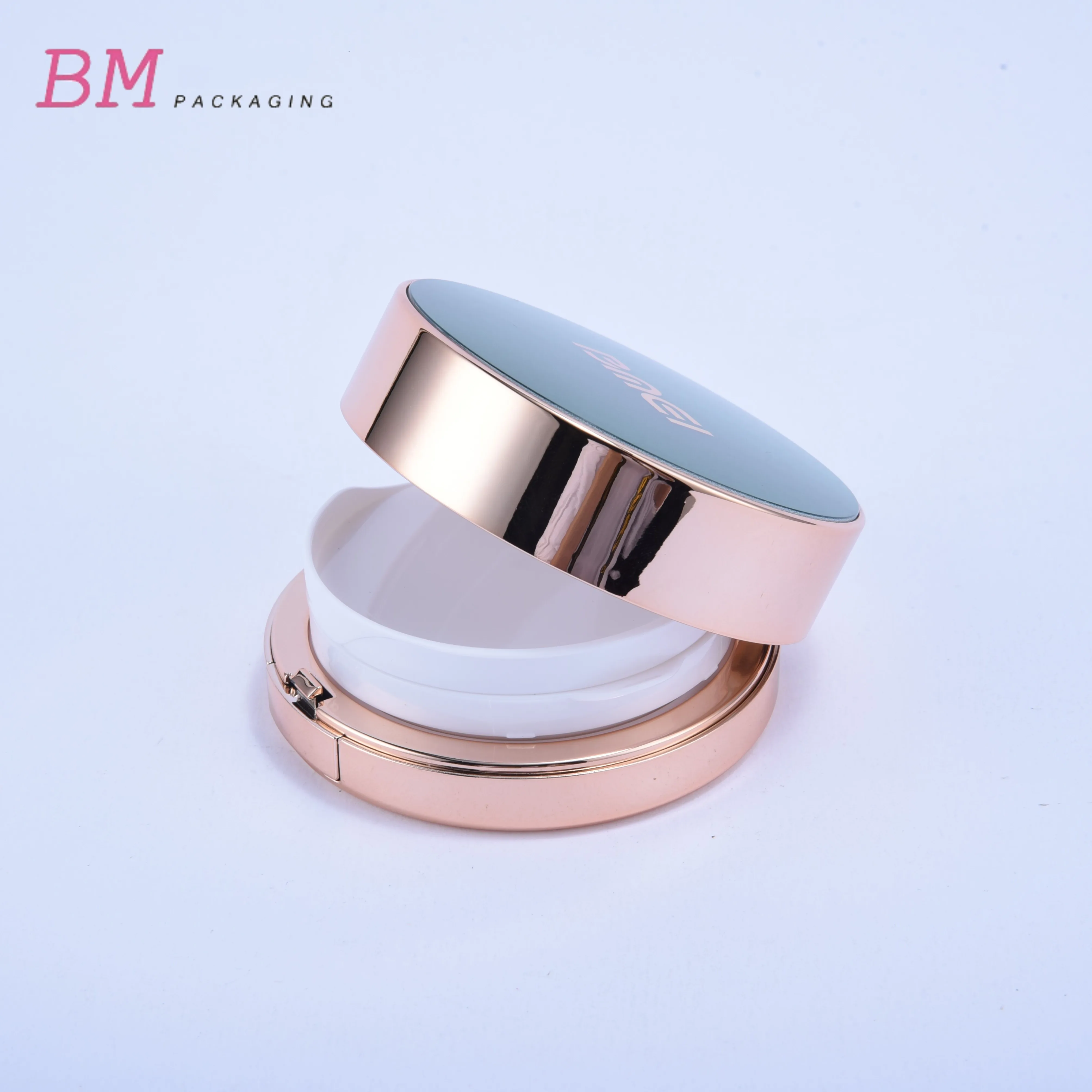 wholesale plastic makeup duo air cushion foundation and pressed powder compact case