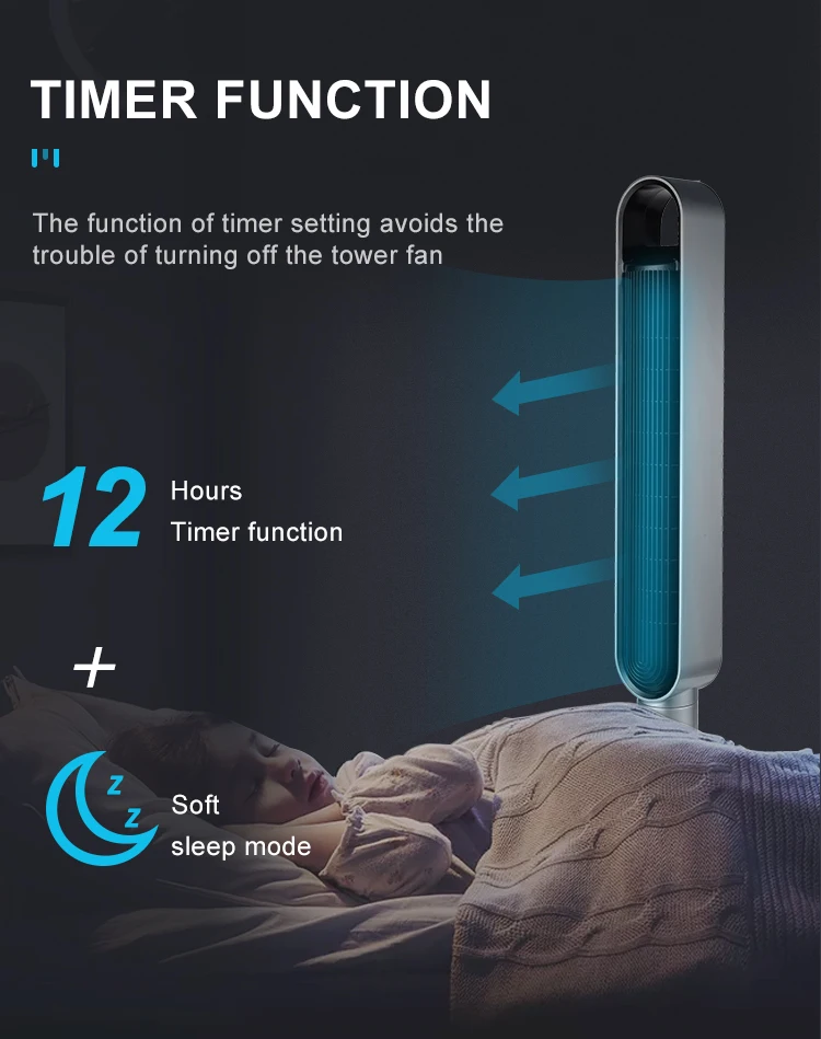 46 inch 100CM Remote Control LED display screens electric quiet silent cooling tower fan