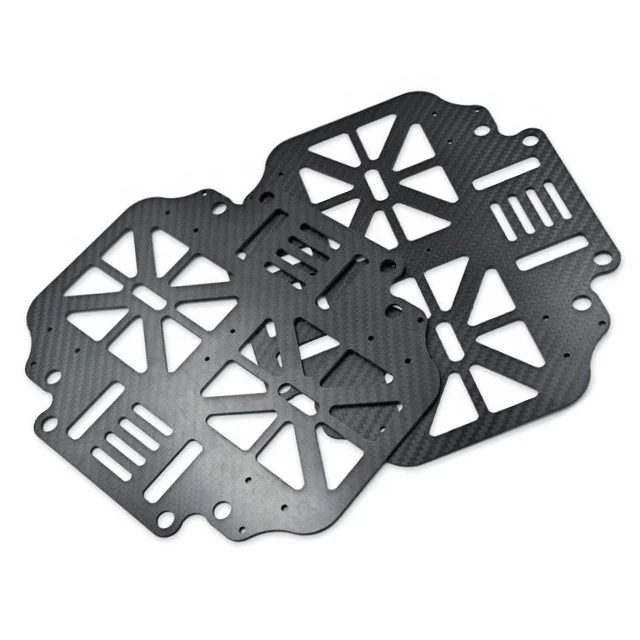 Carbon Fiber Made Parts Customized Carbon fiber Plain Spare Parts For R/C Drone Carbon Fiber Quadcopter Parts