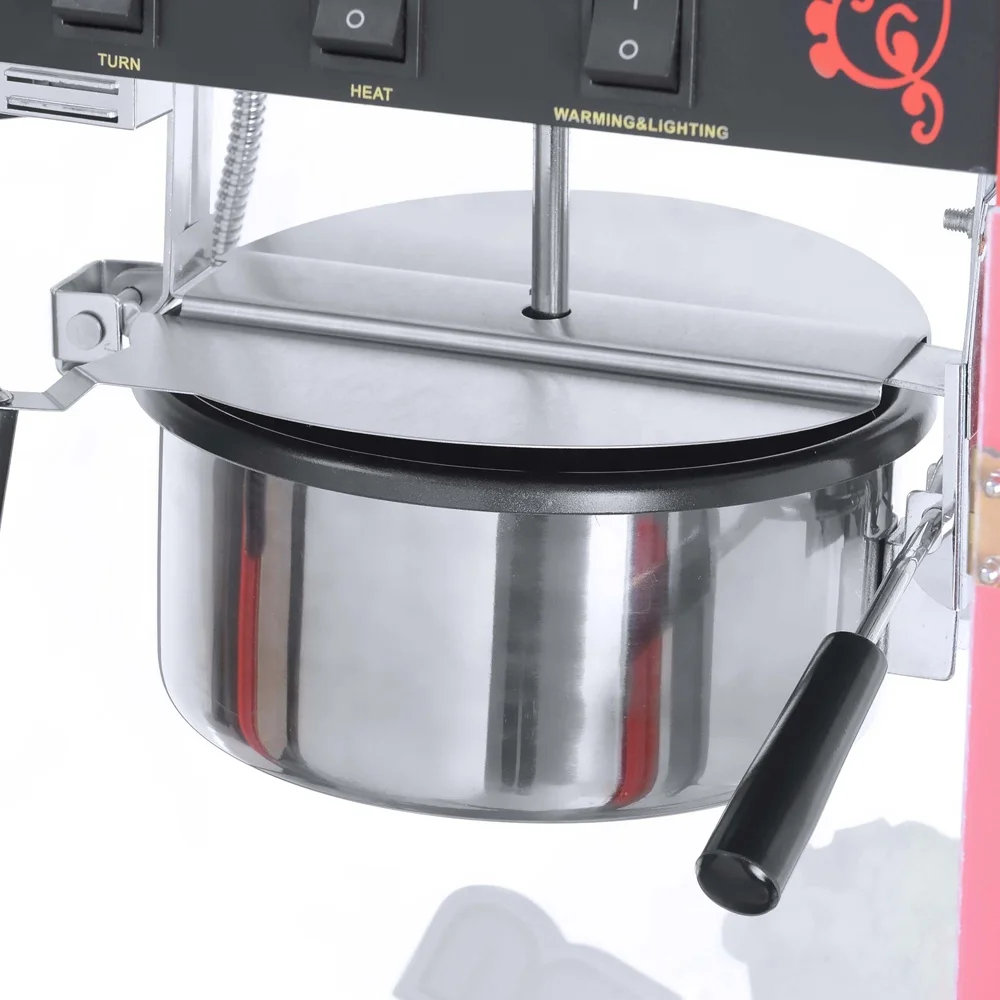 Electric Popcorn Machine Display 2023 Industrial Popular Heavy Duty Popcorn Machine Warmer Snack Food Maker Popcorns Showcase