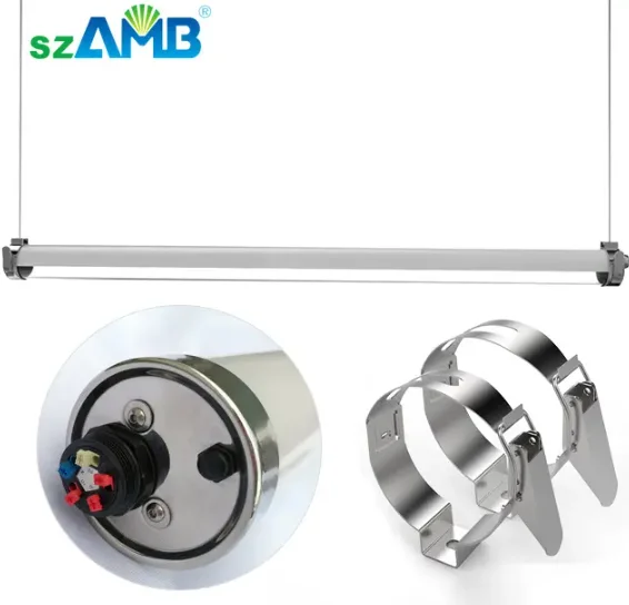 Anti-Ammonia LED Lighting System with 120° Wide Beam Angle, CE & RoHS Certified, and 5-Year Warranty for Cow Farm