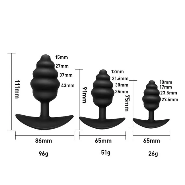high Quality adult Inflatable Anal Plug masturbation Silicone dilator Anal plugs for man and woman Dildos