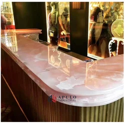 Chinese China Natural Wall Living Room Floor Tile Marble Pink Onyx Marble Stone Slab Factory Suppliers Price Used For Sale