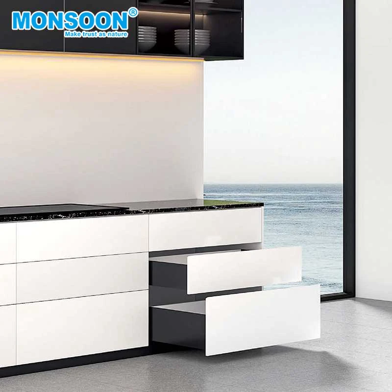 Телескопический выдвижной ящик с двойными