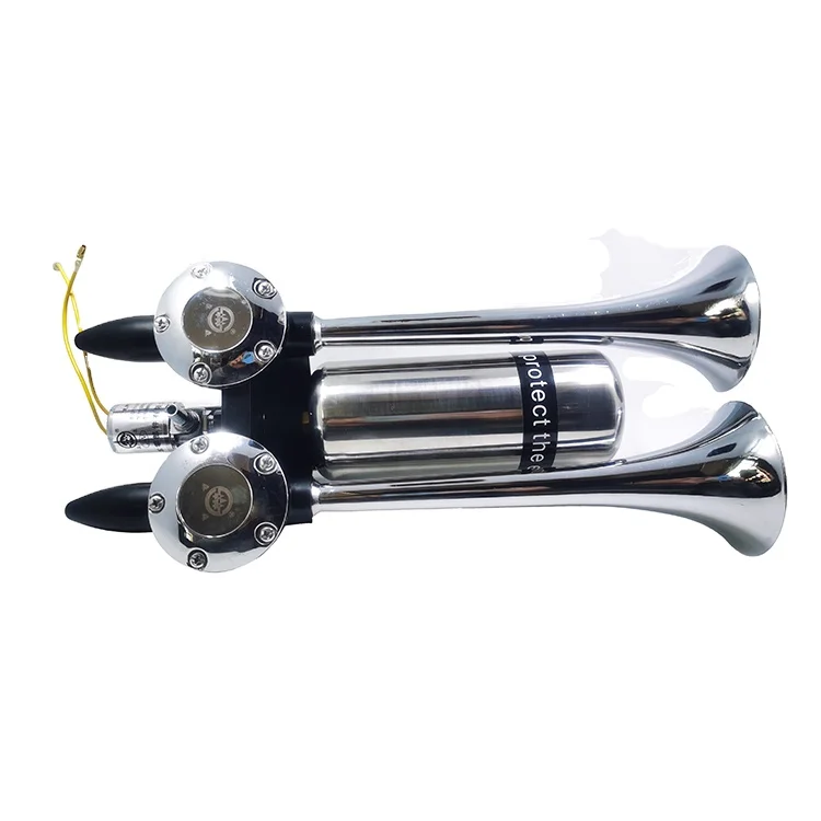 Factory Direct Wholesale Aluminum Alloy Auto 12Volt Train Horn For Car