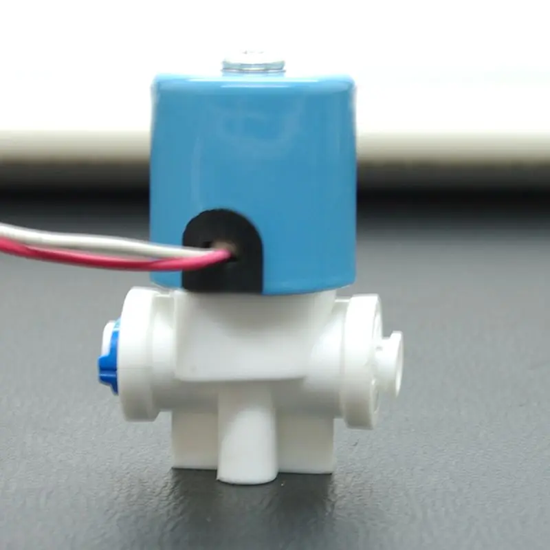 HOYAN 12V 24V  DC 2 way Plastic water  purifier RO machine dispenser mini solenoid valve