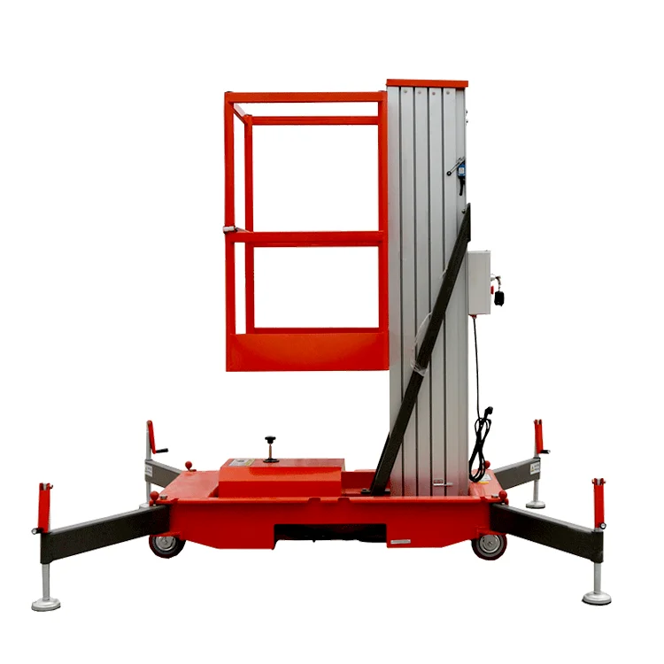 ShanDing GTWY10-130-1lifting 10m electric hydraulic AWP Aluminum Alloy Aerial Working Platform meet electric 220V