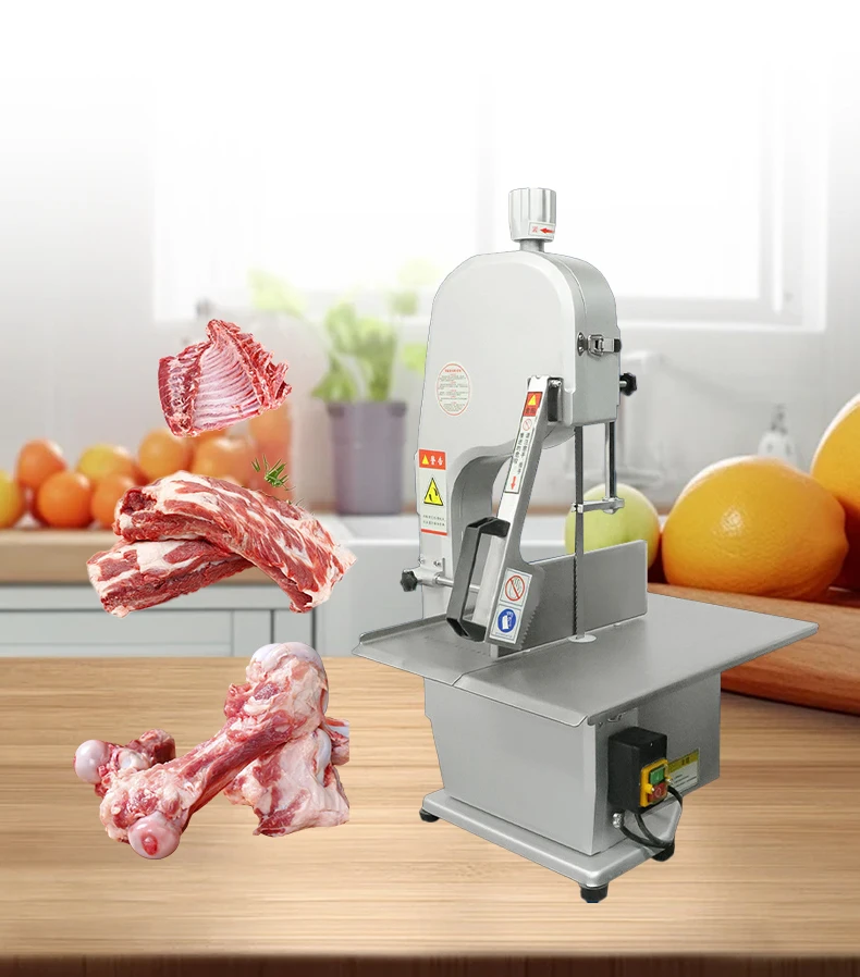 Home commercial use stand style frozen chicken fish meat bone cutting machine easy cut Cow Bone Cutting Machine