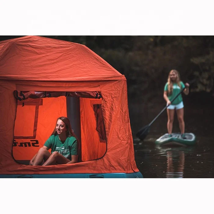 Надувная плавающая палатка preiswert для кемпинга на воде