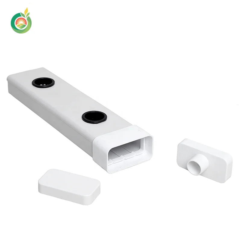 Vertical hydroponic growth system of plant vegetables in large factory PVC pipe plant vegetables